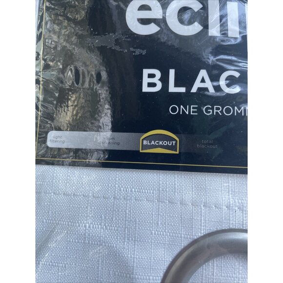 Eclipse Kendall Grommet Top Blackout Single Curtain Panel, 42x54 - Picture 8 of 8